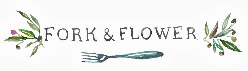 fork and flower