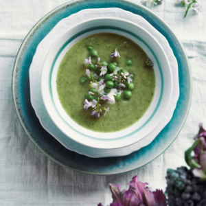 Watercress Foam Soup w/ Peas & Lady’s Smock