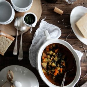 Wintery Minestrone with Kale
