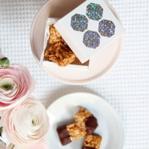 Chocolate Dipped Almond Brittle Chocolate Dipped Almond Brittle