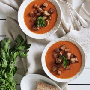 Roasted Gazpacho with Sourdough Bread