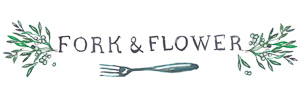 fork and flower