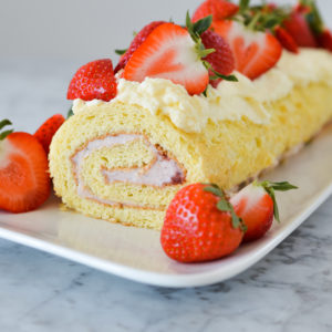 Erdbeer Roulade